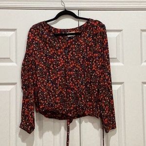Crosstie blouse